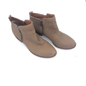 Lucky Brand Brown leather ankle boots size 8.5
